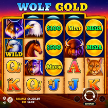DivaSpin - Wolf Gold Slot Game - Money Respin Feature
