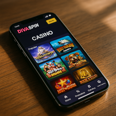 DivaSpin - Mobile Casino Platform - iOS and Android Responsive